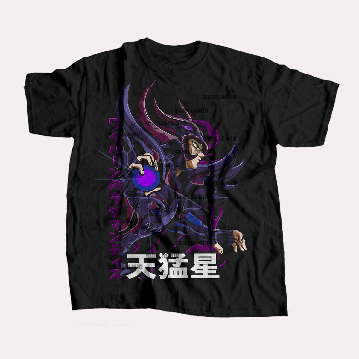 CABALLEROS DEL ZODIACO - HADES - POLO MANGA CORTA