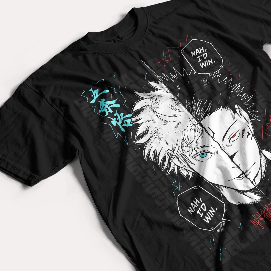 JUJUTSU KAISEN - GOJO & SUKUNA - POLO MANGA CORTA