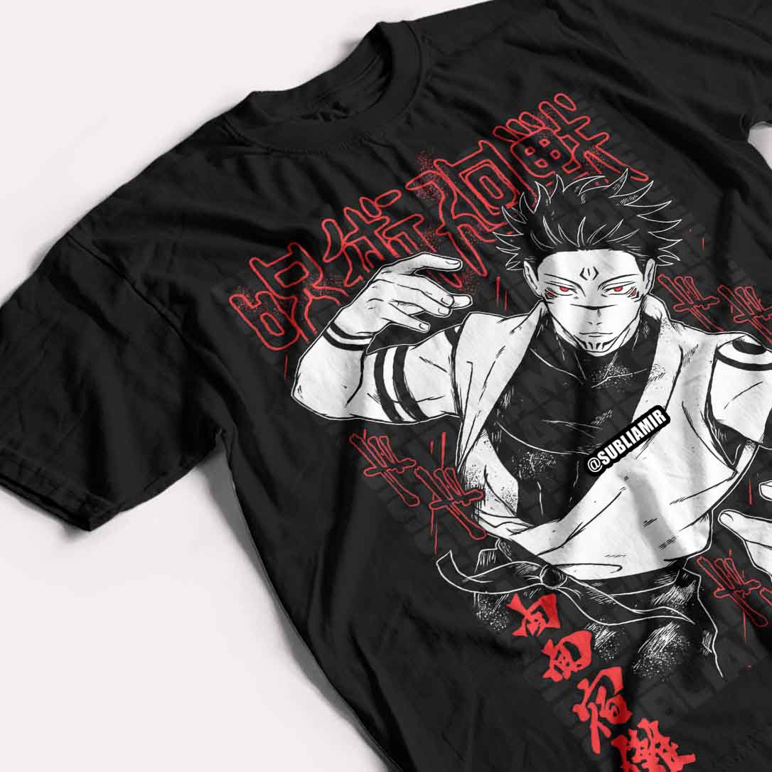 JUJUTSU KAISEN - SUKUNA - POLO MANGA CORTA