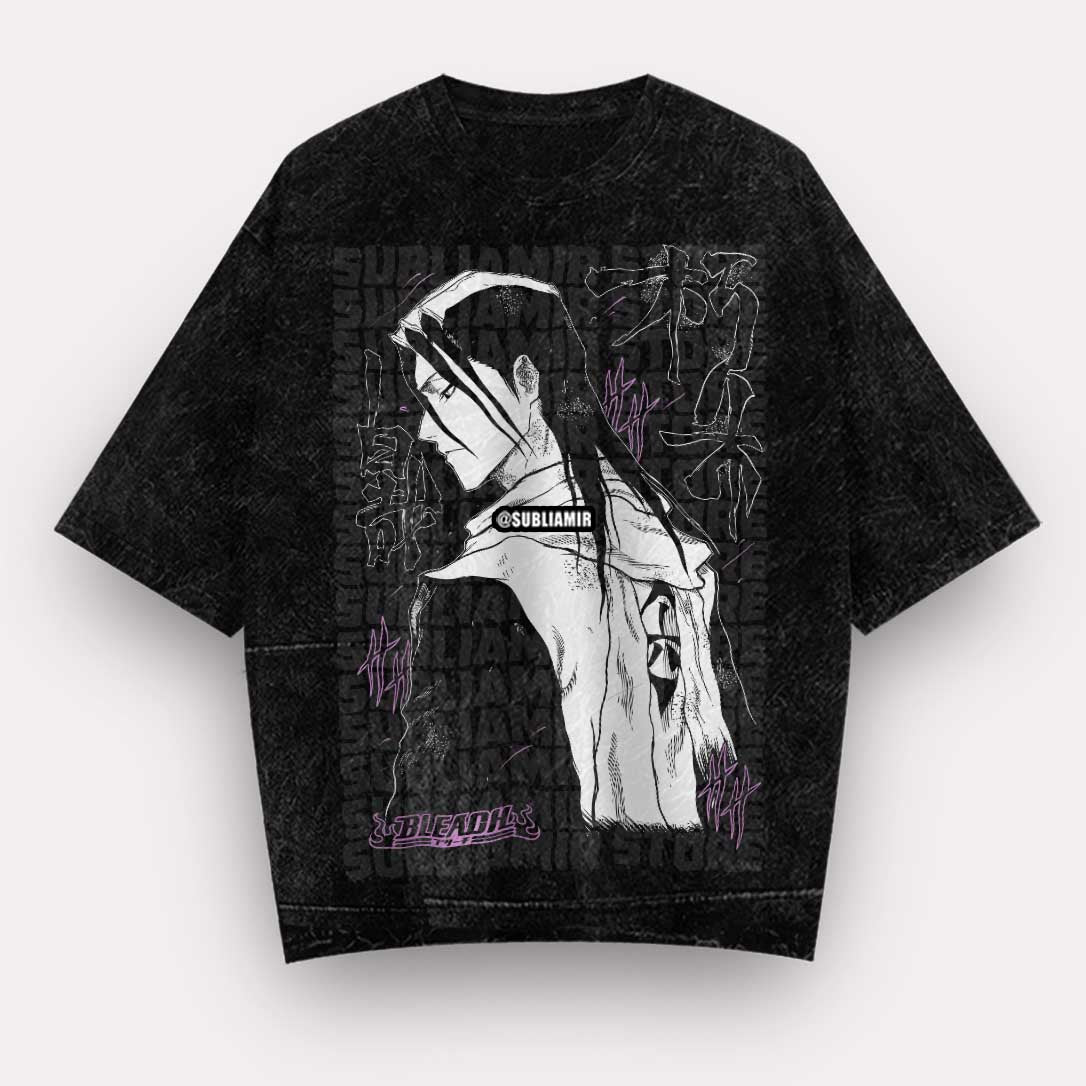 BLEACH - BYAKUYA KUCHIKI - POLO MANGA CORTA