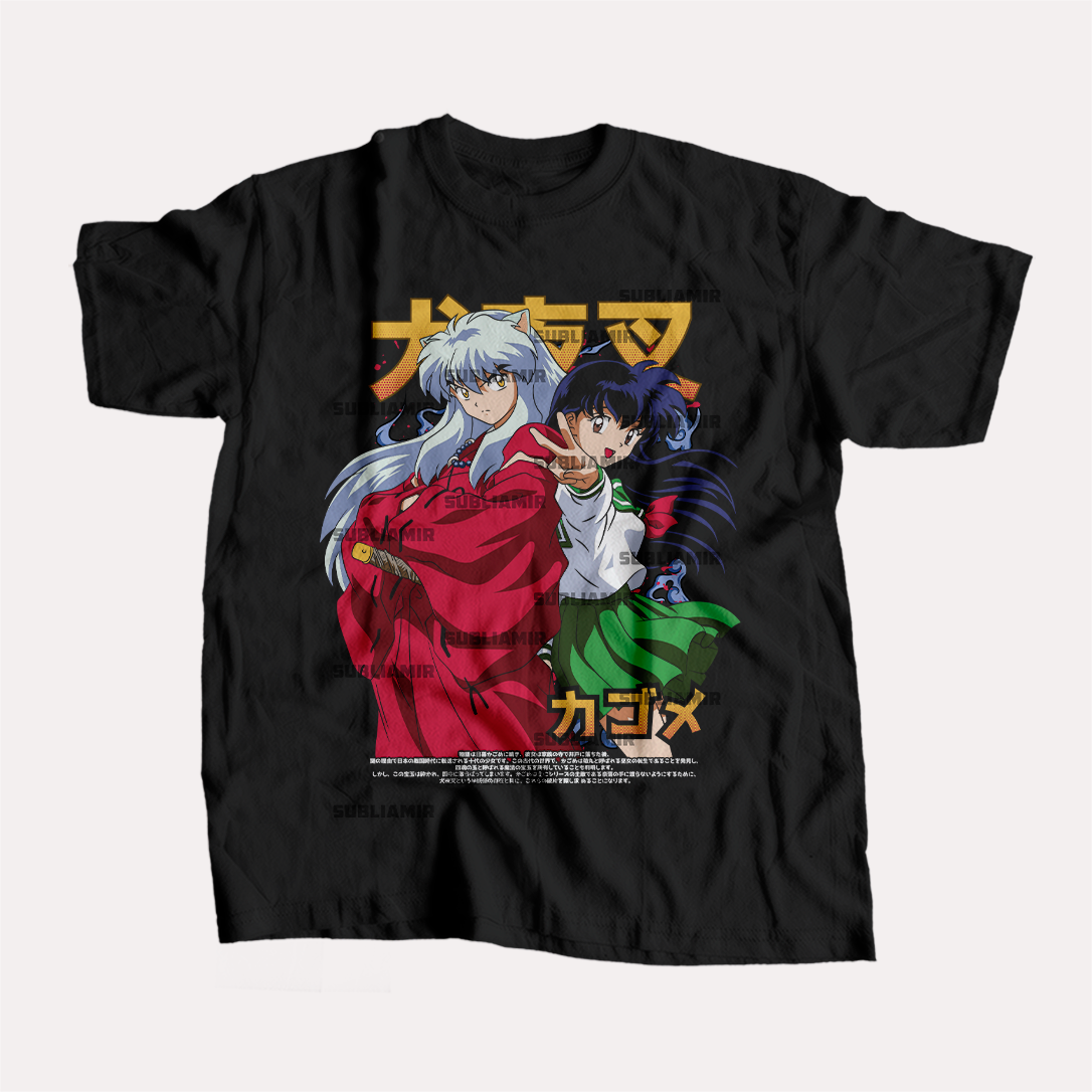 INUYASHA - KAGOME-INUYASHA - POLO MANGA CORTA