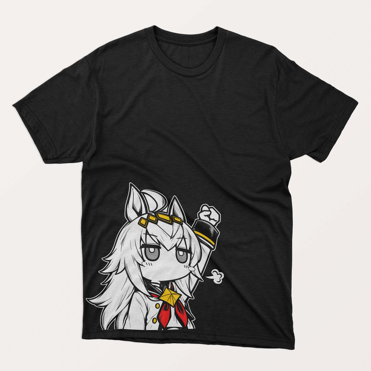 UMA MUSUME - OGURI CAP CHIBI - POLO MANGA CORTA