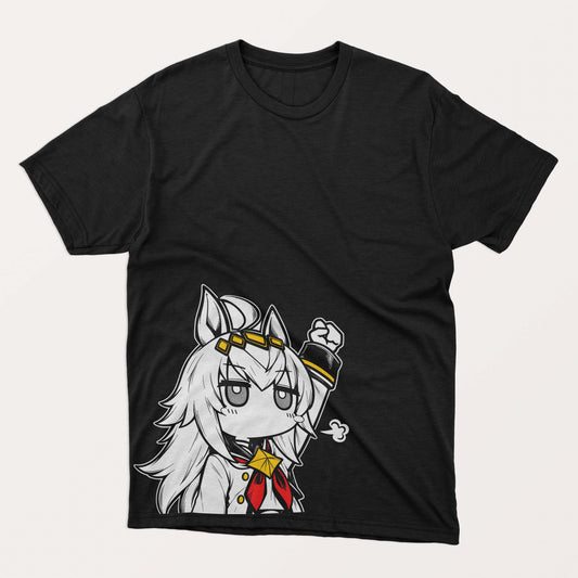 UMA MUSUME - OGURI CAP CHIBI - POLO MANGA CORTA