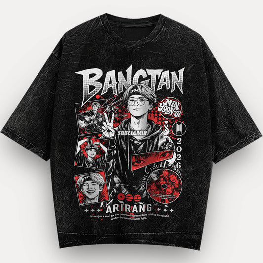 BTS - SUGA YOONGI - POLO MANGA CORTA