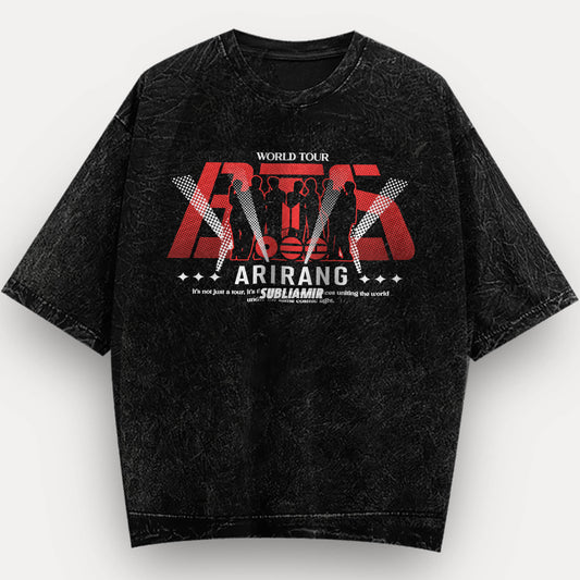 BTS - BTS WORLD TOUR ARIRANG - POLO MANGA CORTA